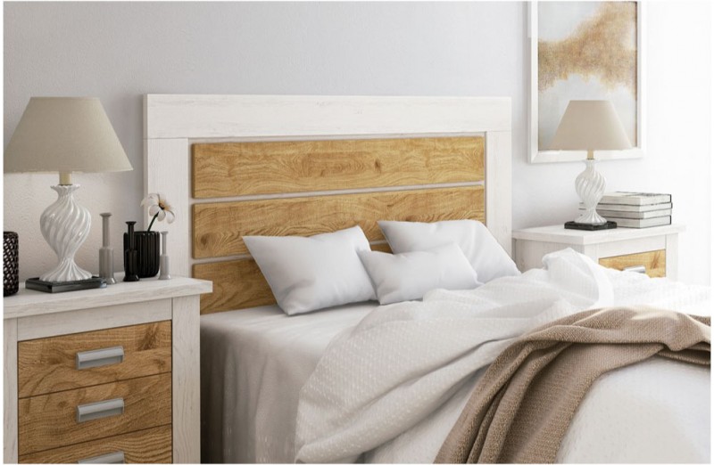 Cabecero con patas Roncal 160cm Andersen pino/Roble