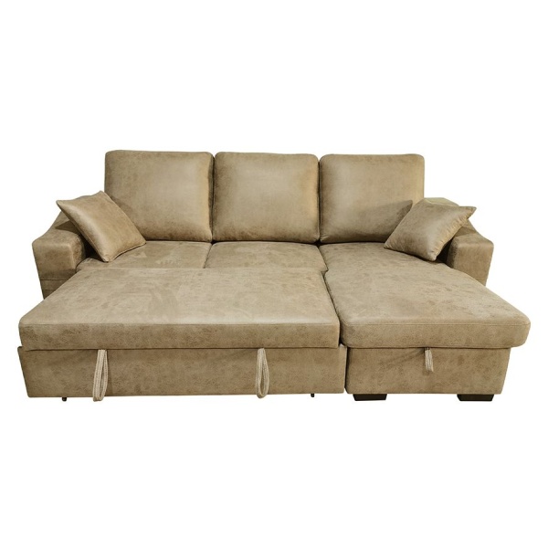 Chaiselongue cama con arcón Corea Piedra