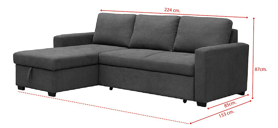 Chaiselongue cama con arcón Patón Marengo - Imagen 3