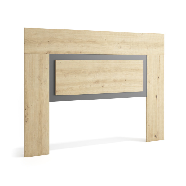 Cabecero ATENEA Roble/Negro 160cm