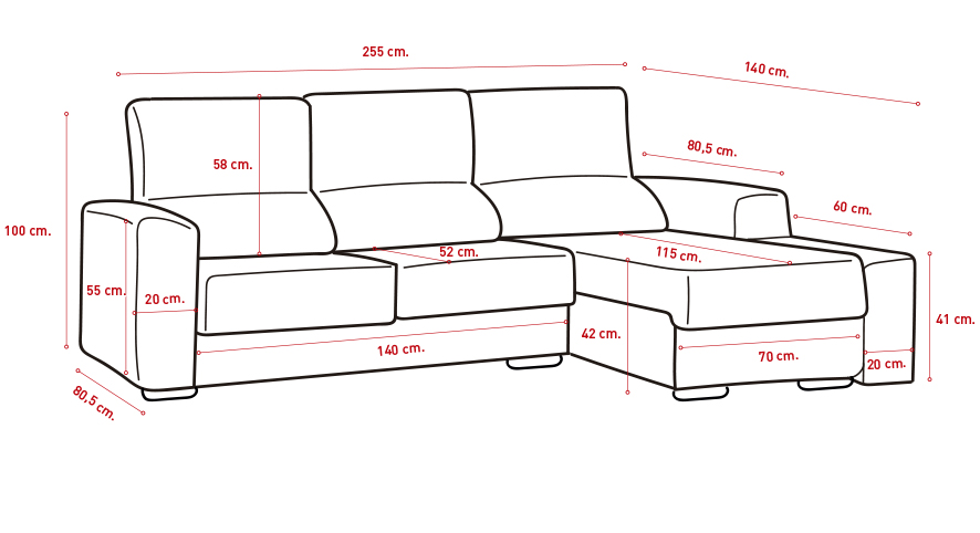 Chaiselongue Ibiza - Imagen 2