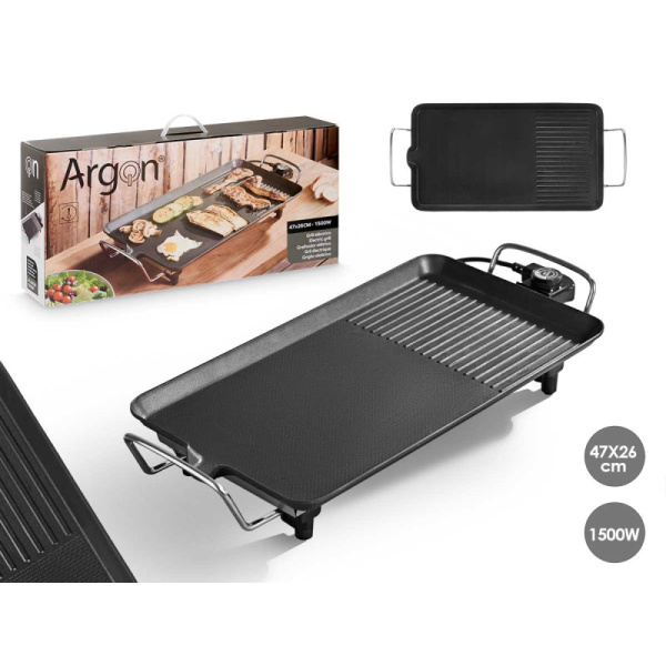 Plancha Grill eléctrica 47x26cm – 1500w